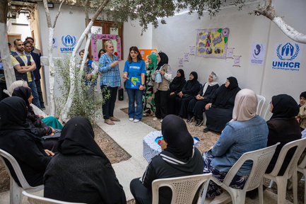 Syria. UNHCR Deputy High Commissioner Kelly Clements visits Homs and Idlib