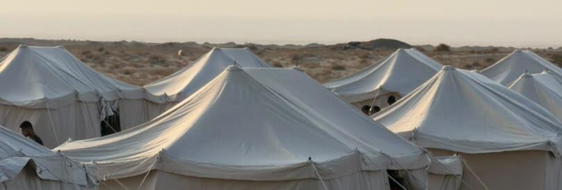 Tents in a camp for internally displaced people