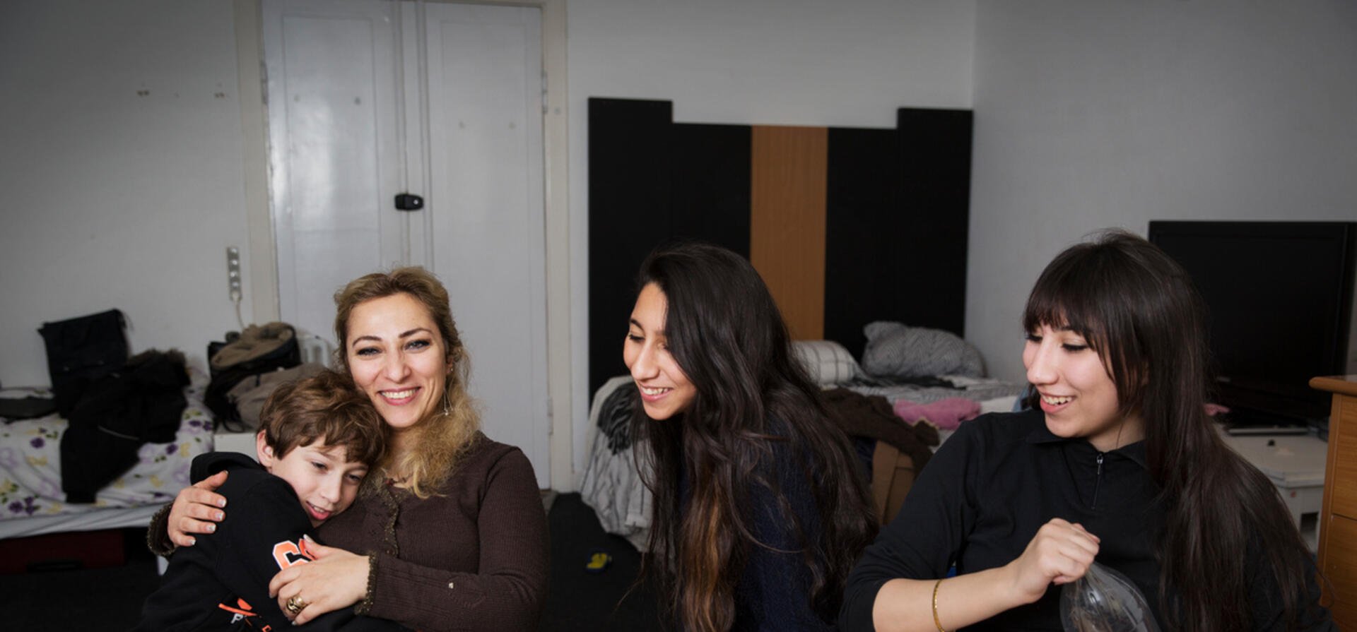 Denmark. Syrian mother reunited with children she feared had drowned