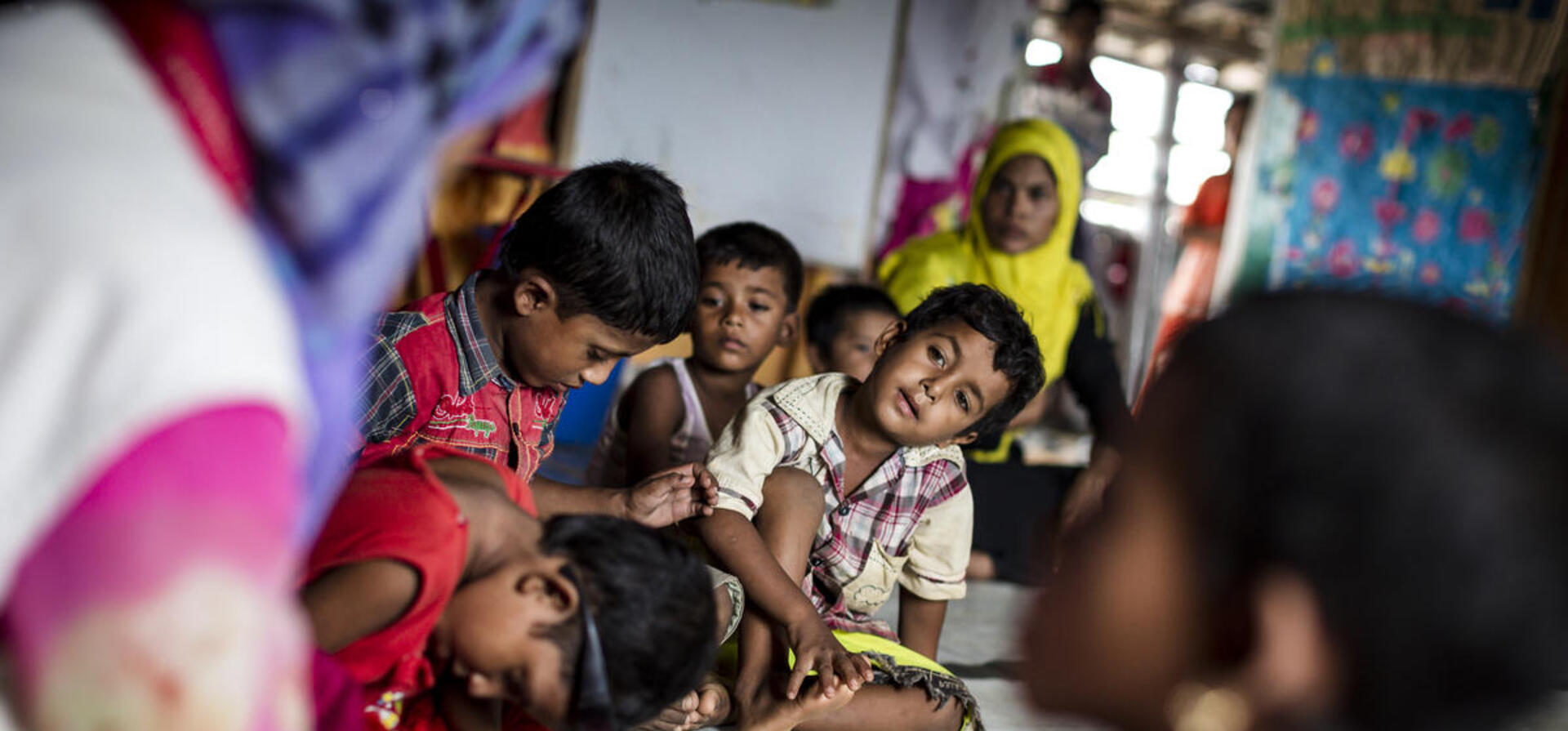 Bangladesh. Caritas' Essence of Learning (EoL) project helps Rohingya children restore and enhance their learning ability