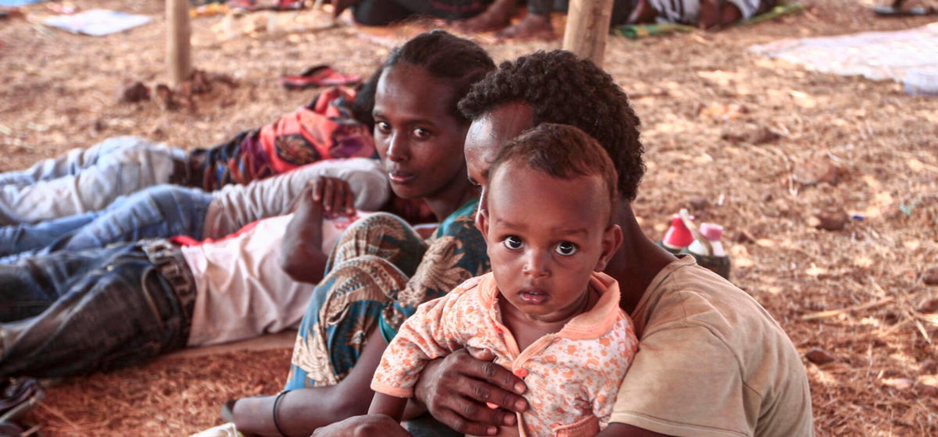 Sudan. Ethiopian refugees in Um Rakuba camp