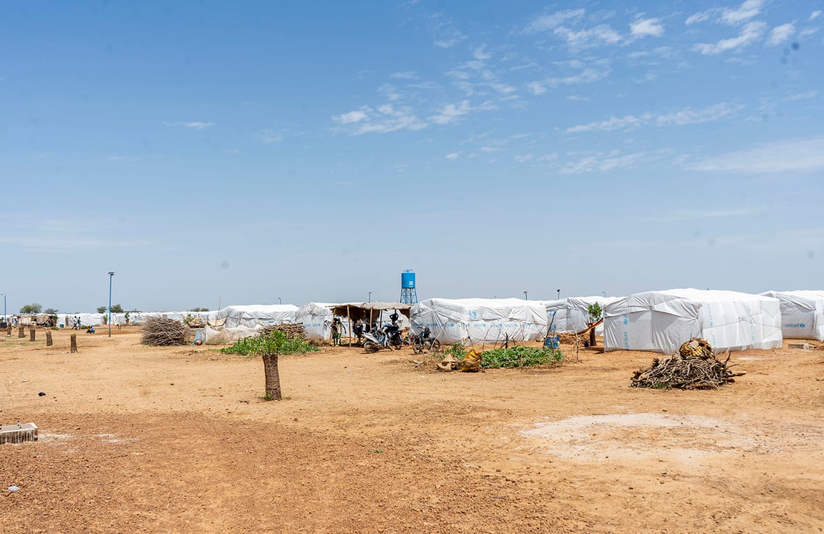 A refugee settlement