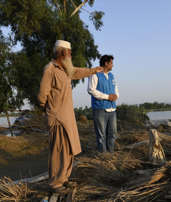 باكستان. المفوضية تقدم الدعم الطارئ في منطقة خيبر بختونخوا التي ضربتها الفيضانات.