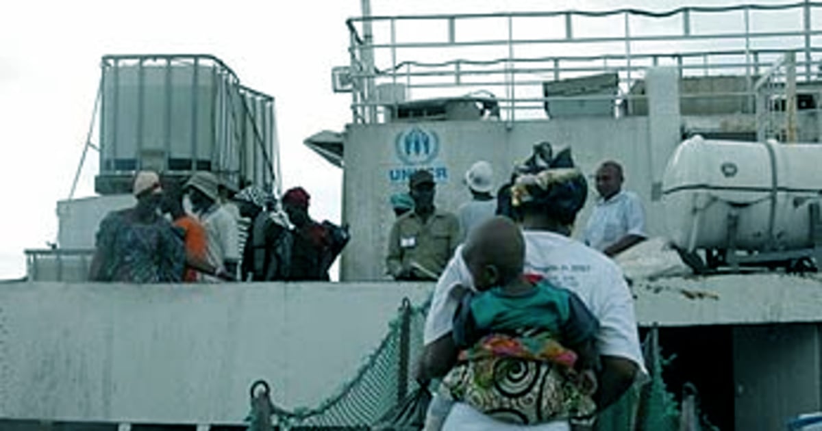 Saga ends for Sierra Leonean returnees stranded at sea UNHCR