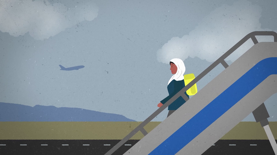 كيف يمكن للاجئين الانتقال بلدانٍ ثالثة؟