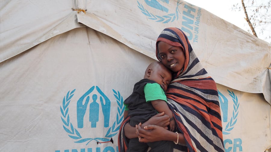 Central African Republic.  A Sudanese Refugee Family Rebuilds in the Central African Republic