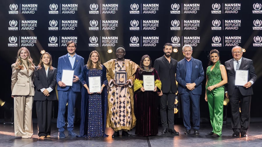 Switzerland. 2025 Nansen Refugee Award ceremony.