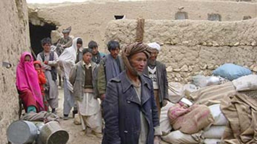 A daunting task to rebuild homes in Sayghan village.