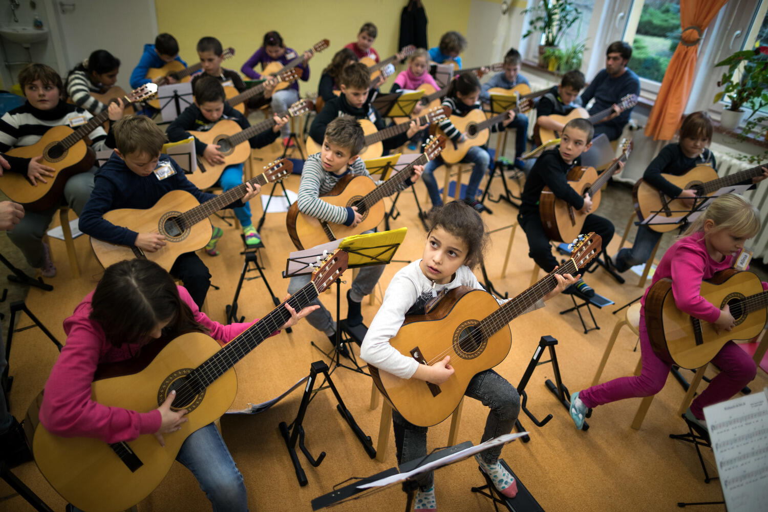 Germany. A Syrian family fled the war and started successfully a new life in a tiny village on the German-Polish border.