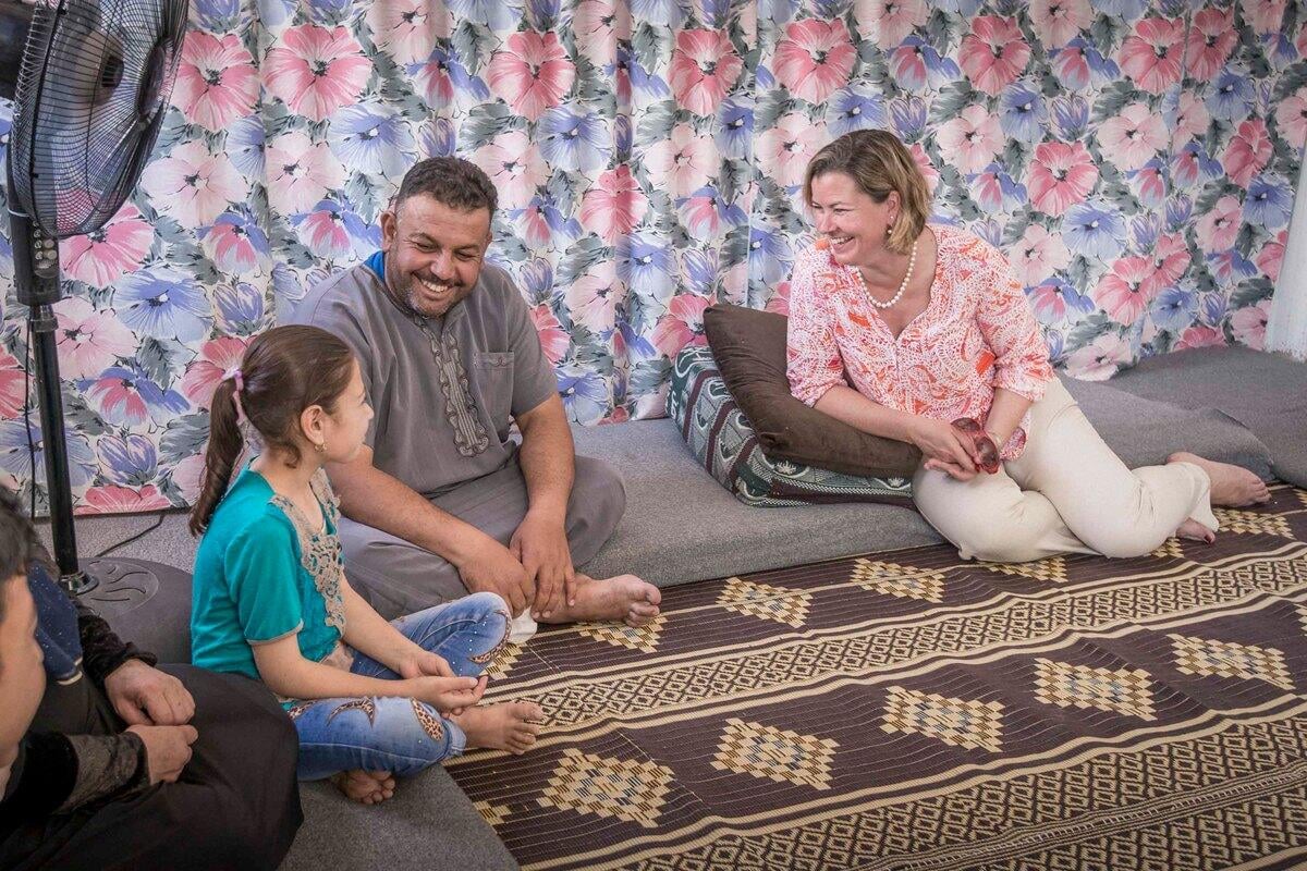 Jordan. Sustainable electricity improves the lives of Azraq refugees