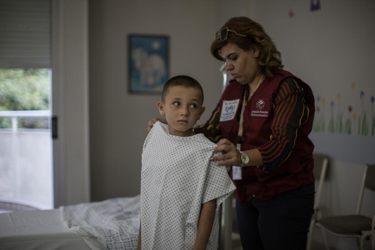 Lebanon. Operation to give hearing to deaf Syrian refugee children and provide hearing aid