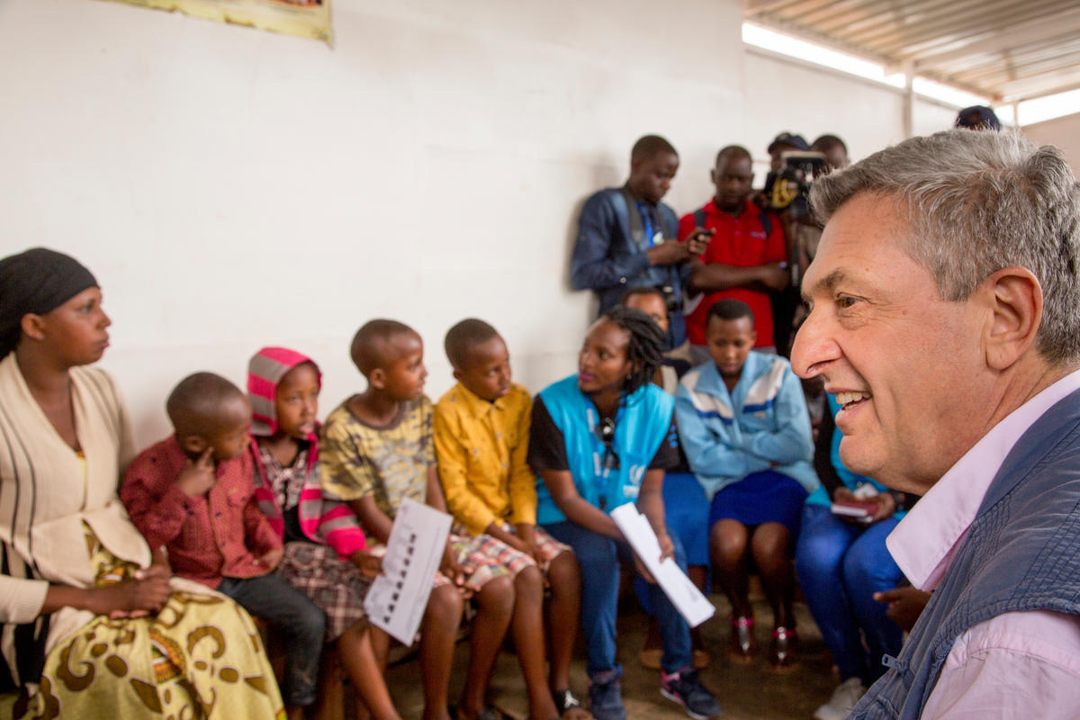 Rwanda. HC visit to Gihembe Refugee Camp