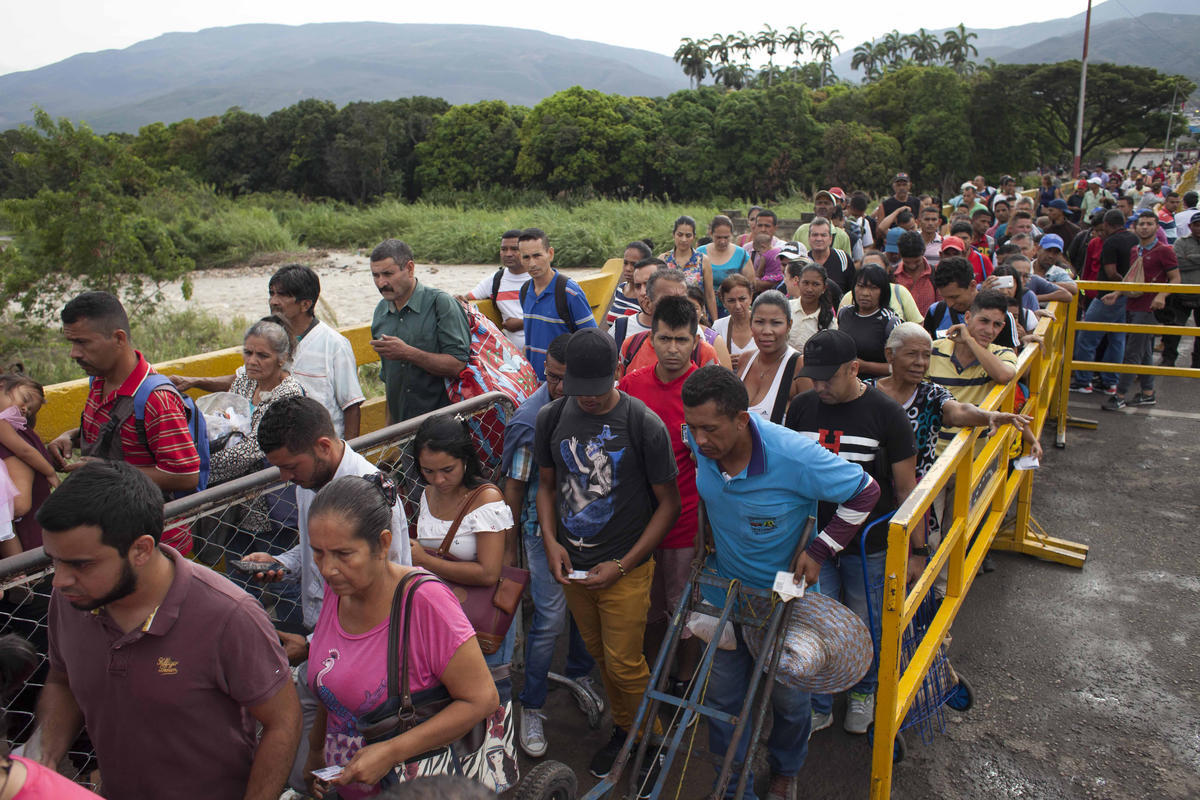 Colombia.Mission to Venezuela situation. The High Commissioner Filippo Grandi visits the colombian city of Cúcuta, on the border with Venezuela