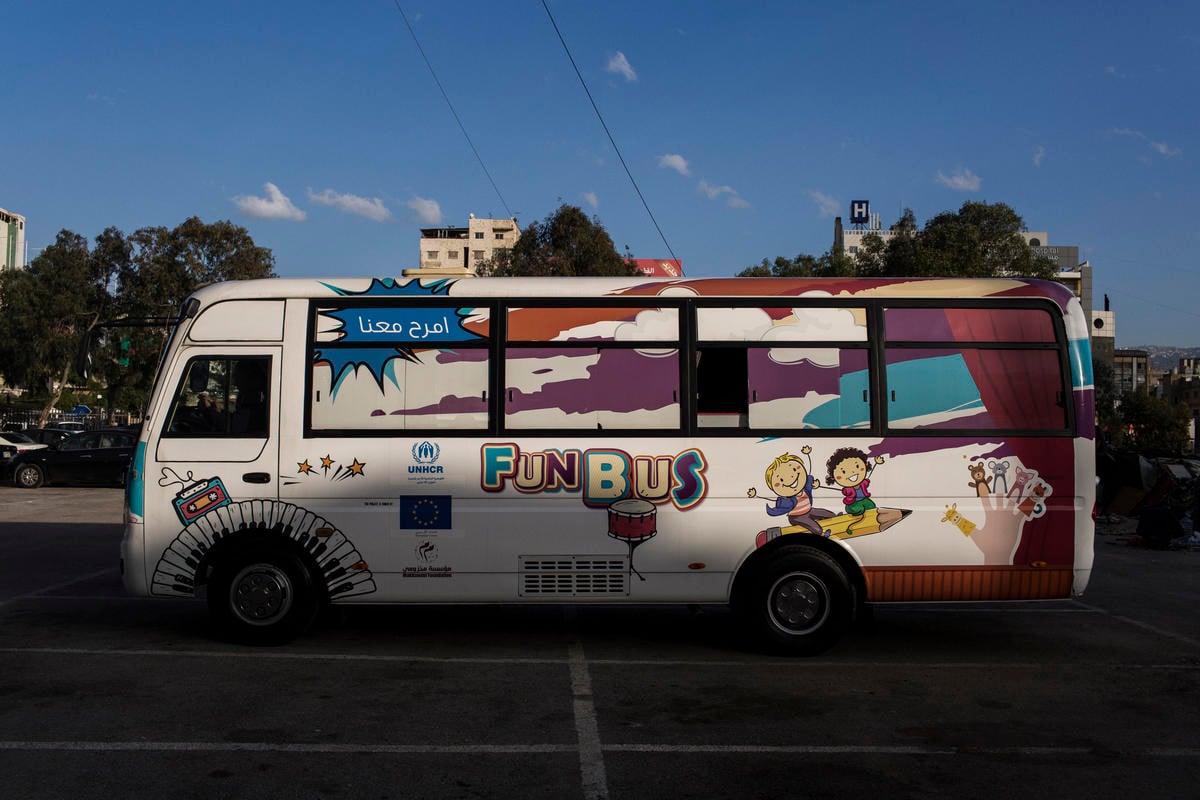 Lebanon. The Fun Bus: fight against child labor