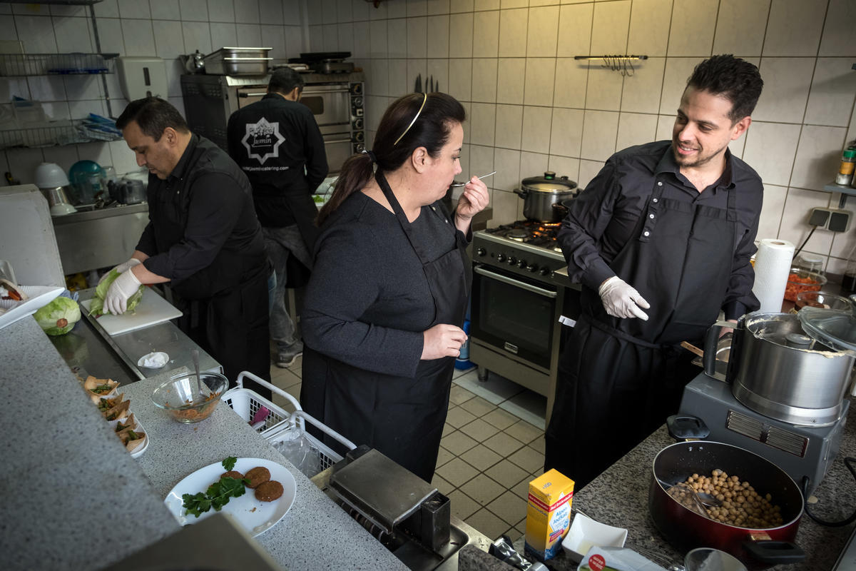 Germany. Berlin can't get enough of Salma's home-cooked Syrian food