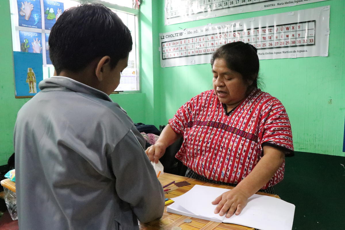 Guatemala. Nicaraguan asylum-seeker back in school after two years out