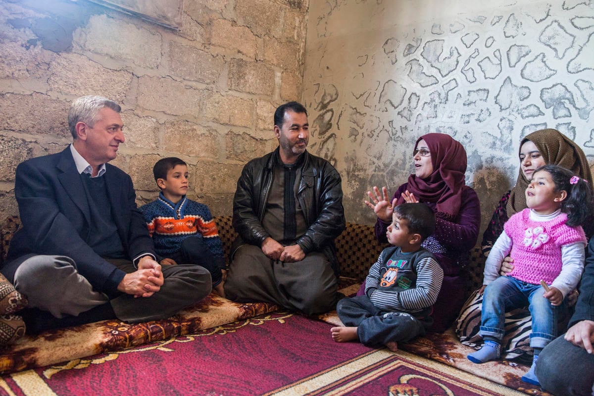 Syria. High Commissioner visit to Souran