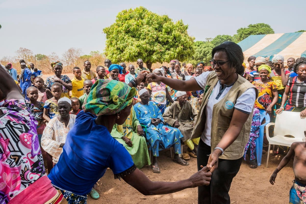 Côte d'Ivoire. UNHCR supporting an organisation campaigning against statelessness