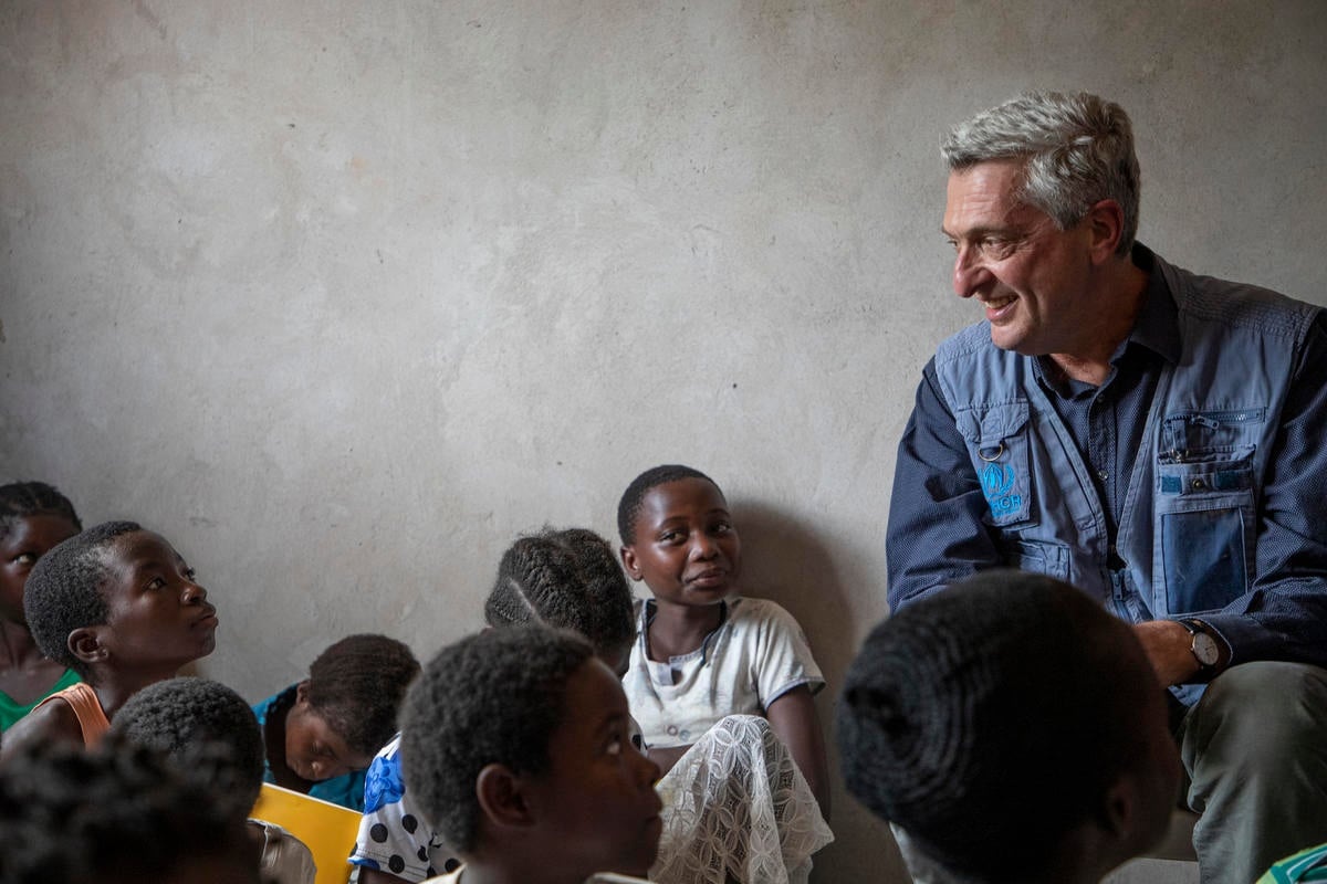 Zambia. Refugees chief visits Congolese refugees at Mantapala Settlement