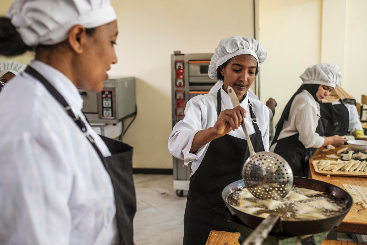 Ethiopia. Shared learning leads to improved job prospects for refugees and host communities