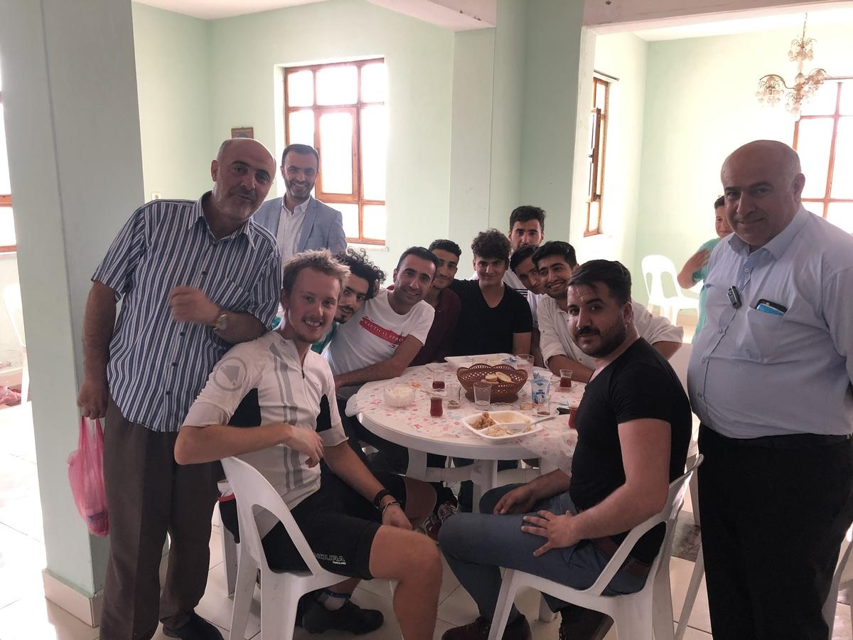 Turkey. Welcomed dinner