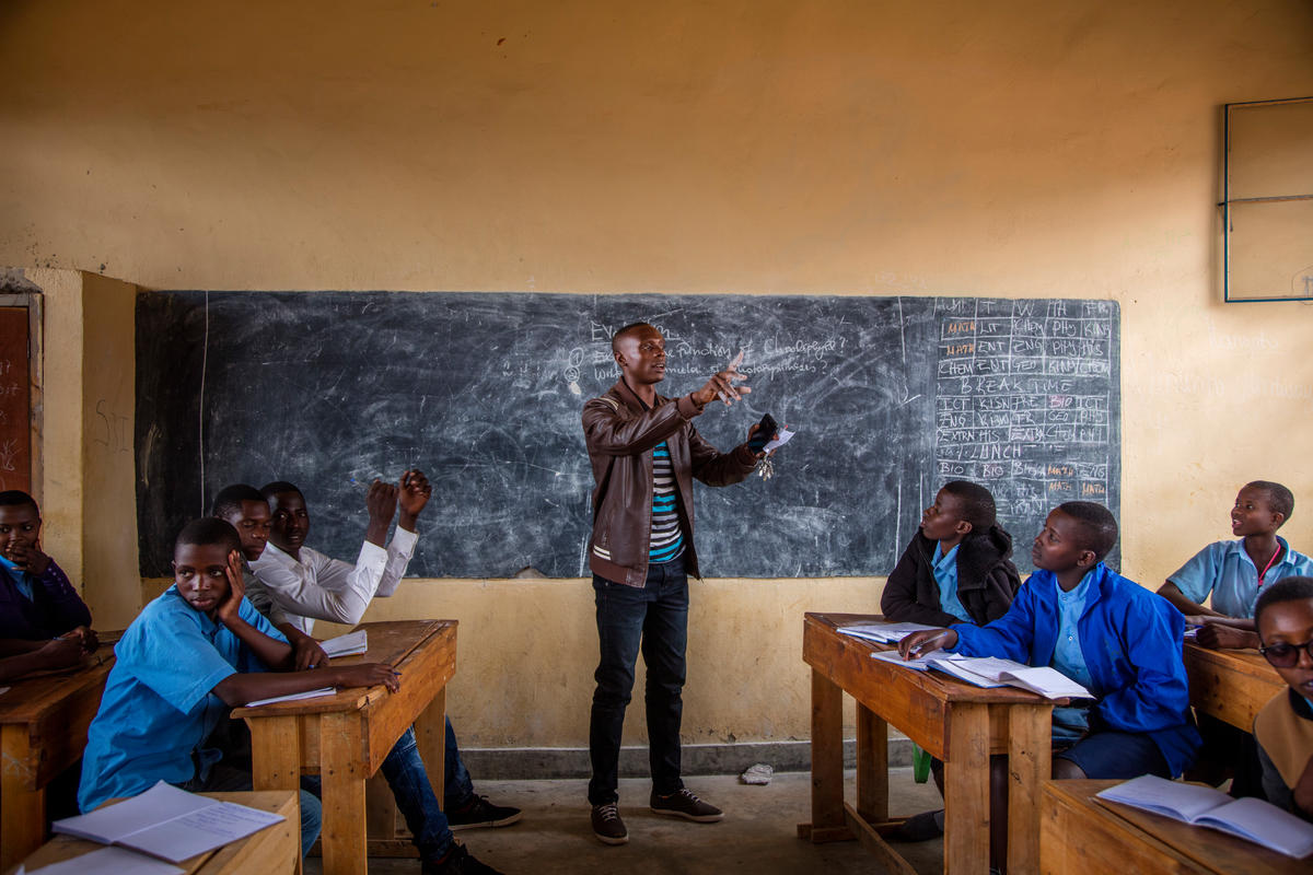 Rwanda. The school striving to give Burundian girls an education