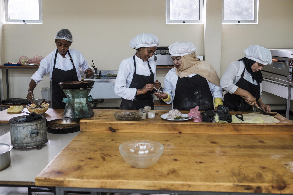Ethiopia. Shared learning leads to improved job prospects for refugees and host communities