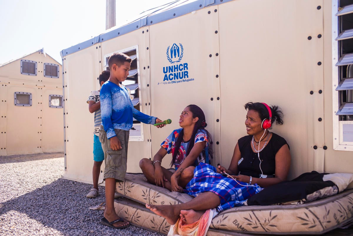 Brazil. Life in Rondon 3 refugee camp
