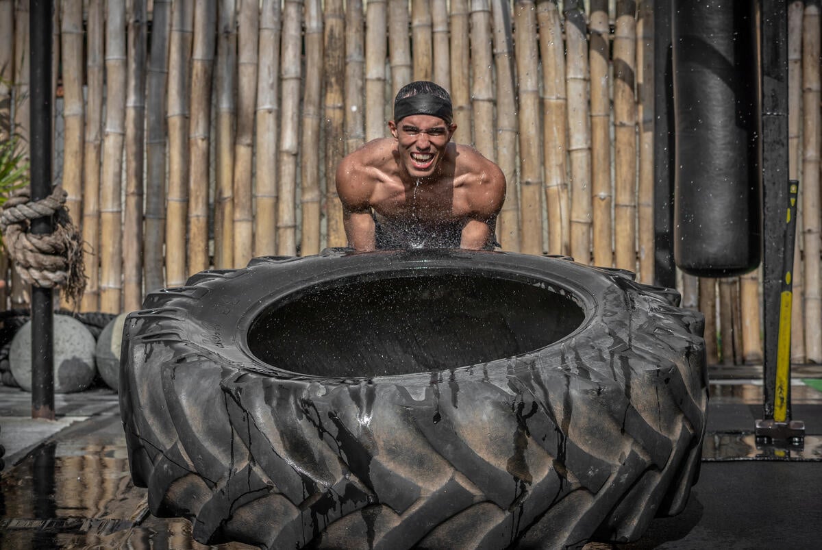 Refugee athlete Eldric Sella.