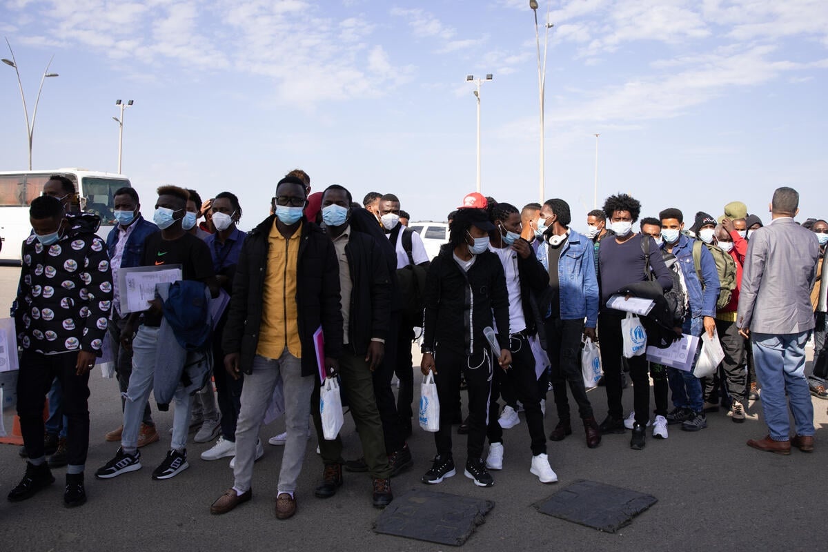 Libya. UNHCR evacuates vulnerable Asylum seeker out of Libya to Italy