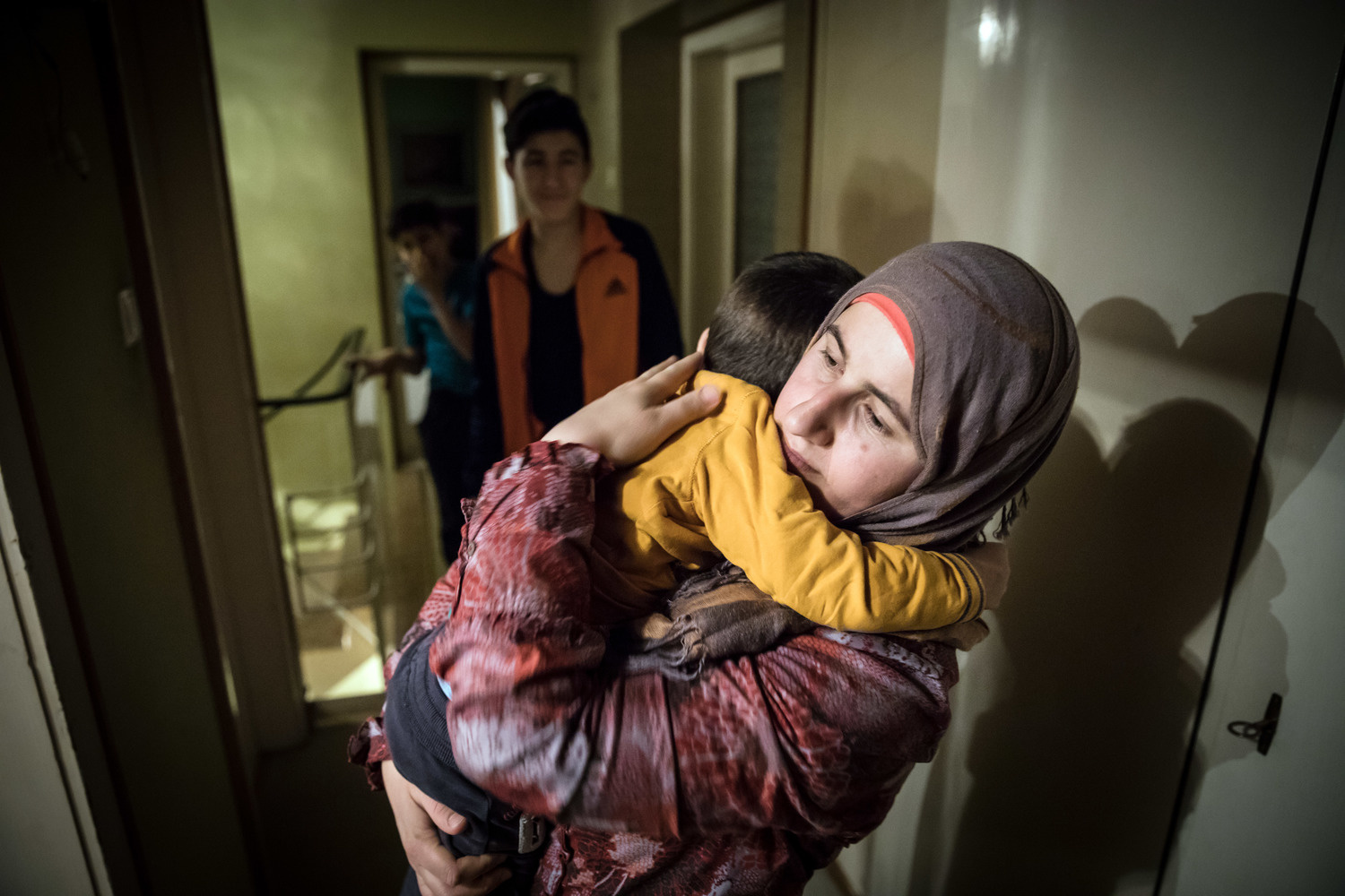 Austria. Refugees long for reunion with loved ones left behind.