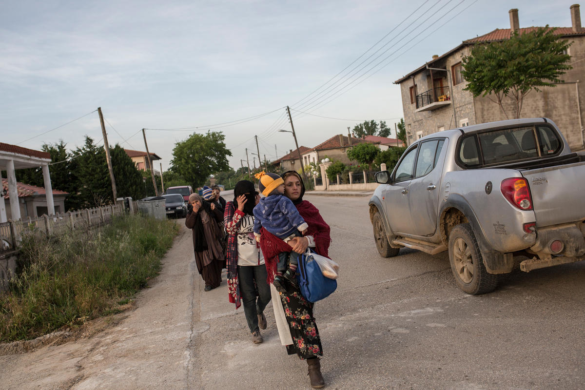 Greece. Arrivals from Turkey inundate Evros reception centre