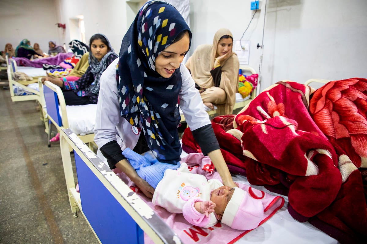 Pakistan. First Female Turkmen Doctor