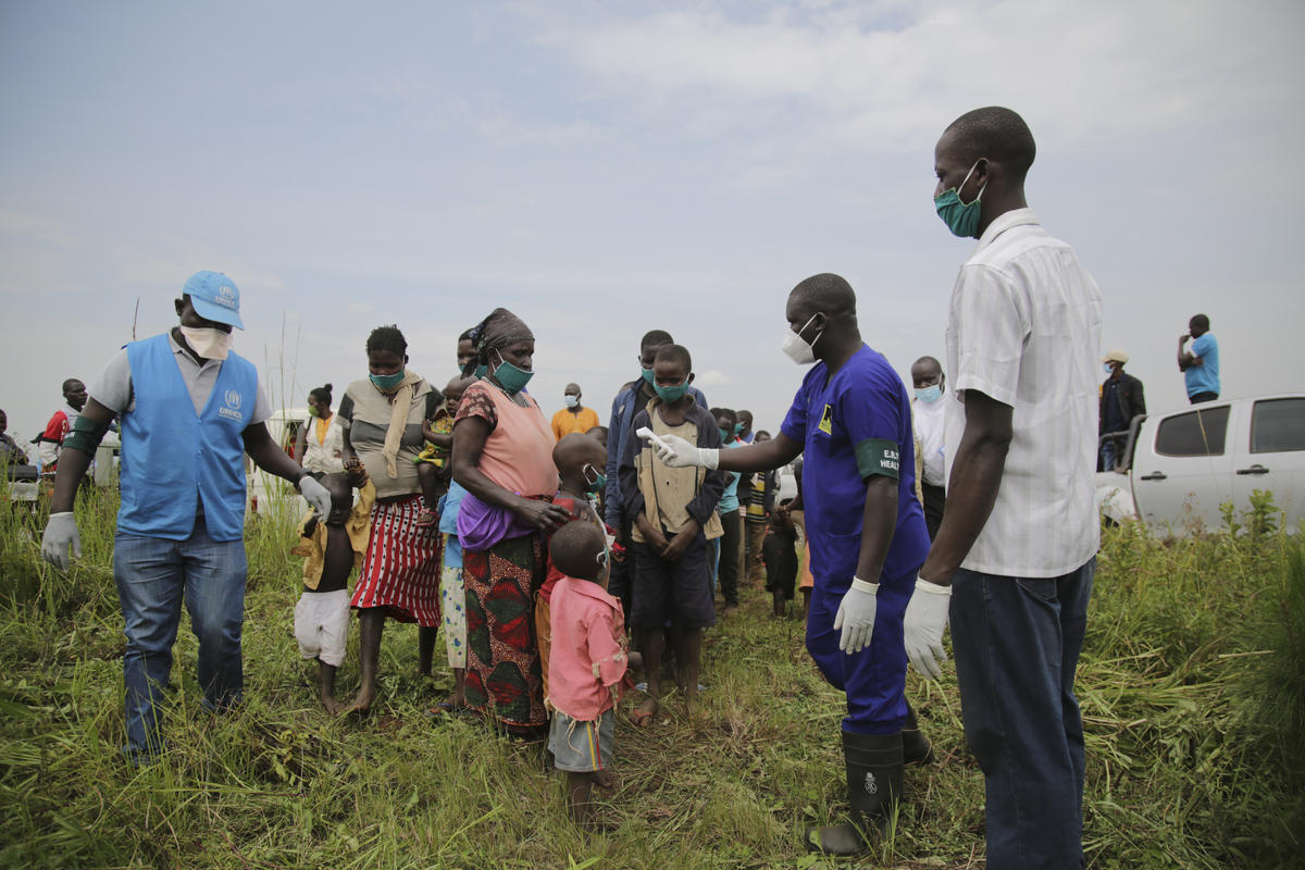 Uganda. Seeking safety over the border