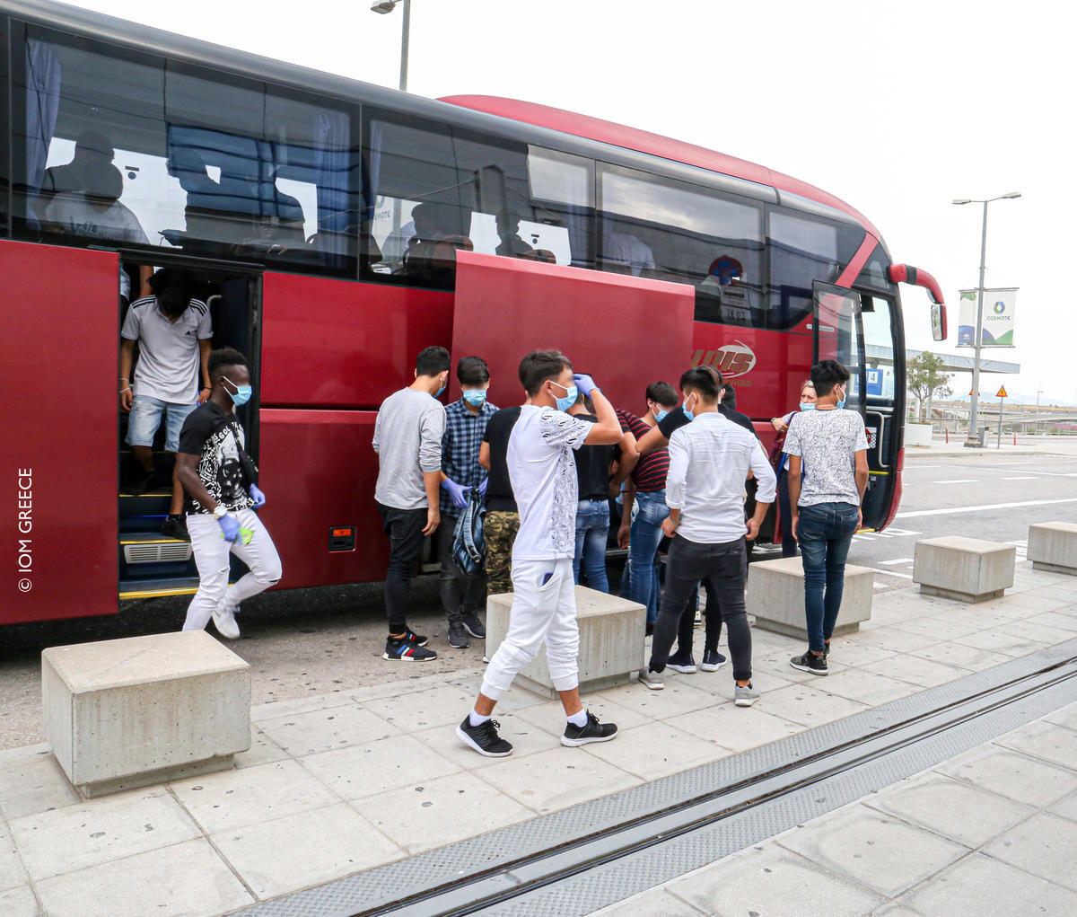 Greece. Unaccompanied children relocated from Greece to Portugal