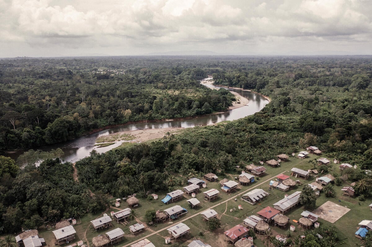 Panama. Refugees and migrants brave hazardous jungles of Darien Gap on their way north