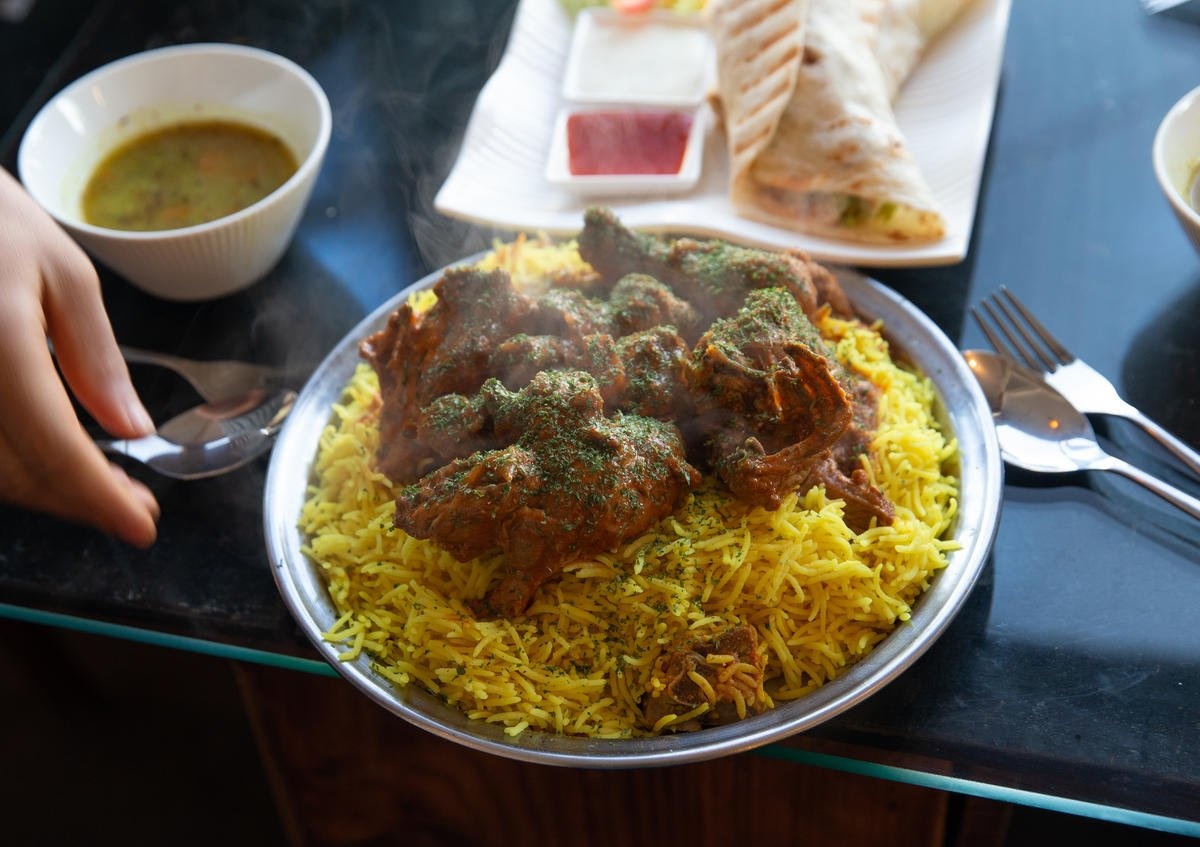 South Korea. Restaurant Wardah, first Yemeni restaurant on Jeju Island