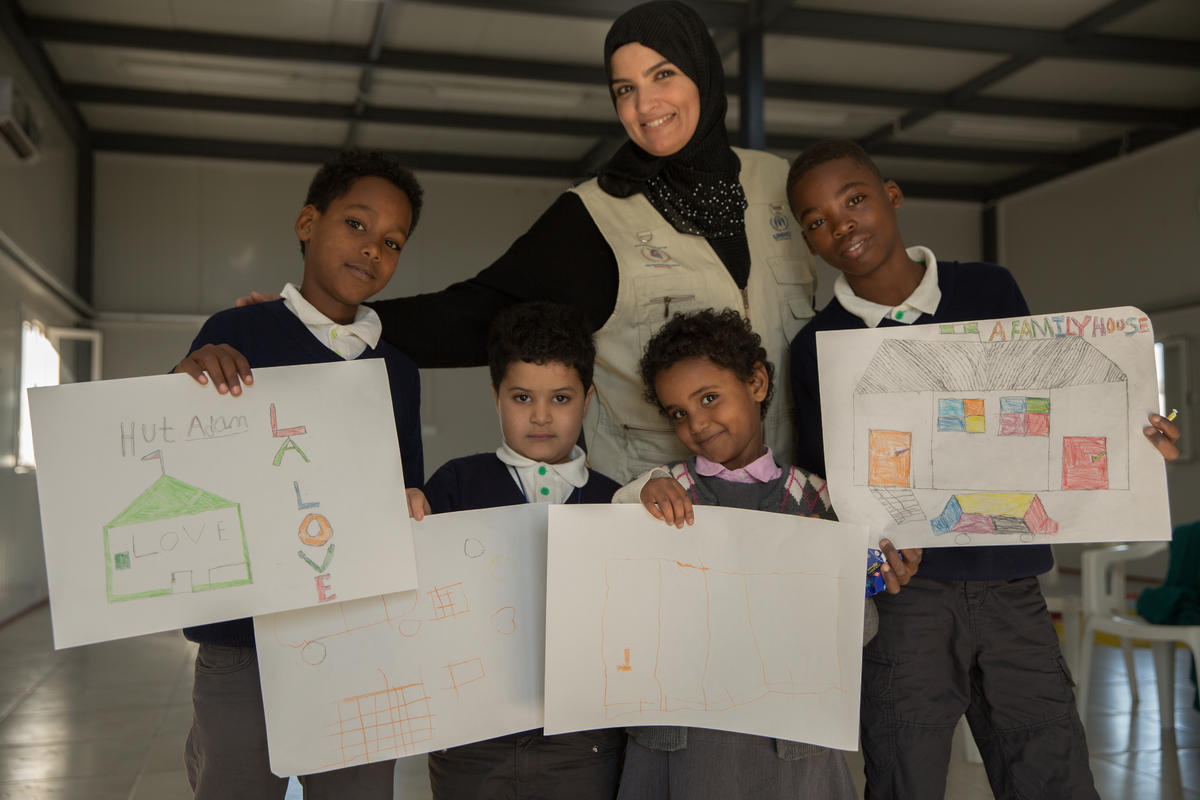Libya. Psychosocial support for young refugee and asylum-seekers at the GDF