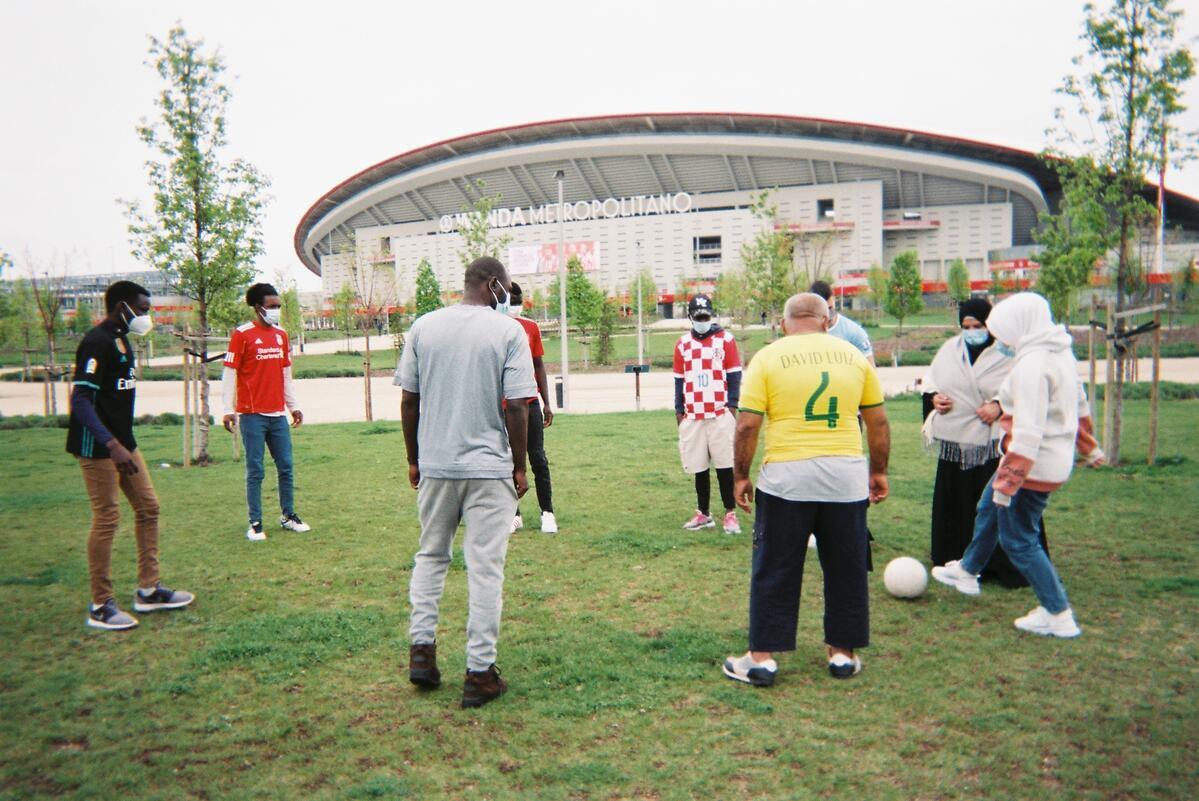 Spain. Goal Click Refugees