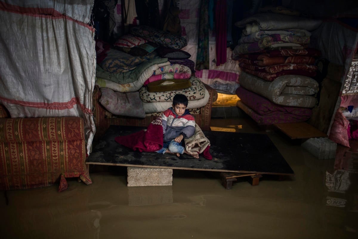 Lebanon. UNHCR Response after Norma battered Lebanon with fierce winds, heavy snow and rainfall