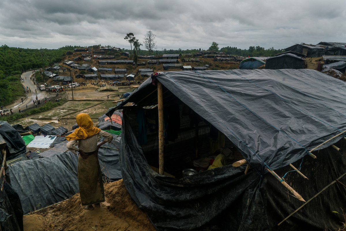 Bangladesh. Teing Kali Informal settlement