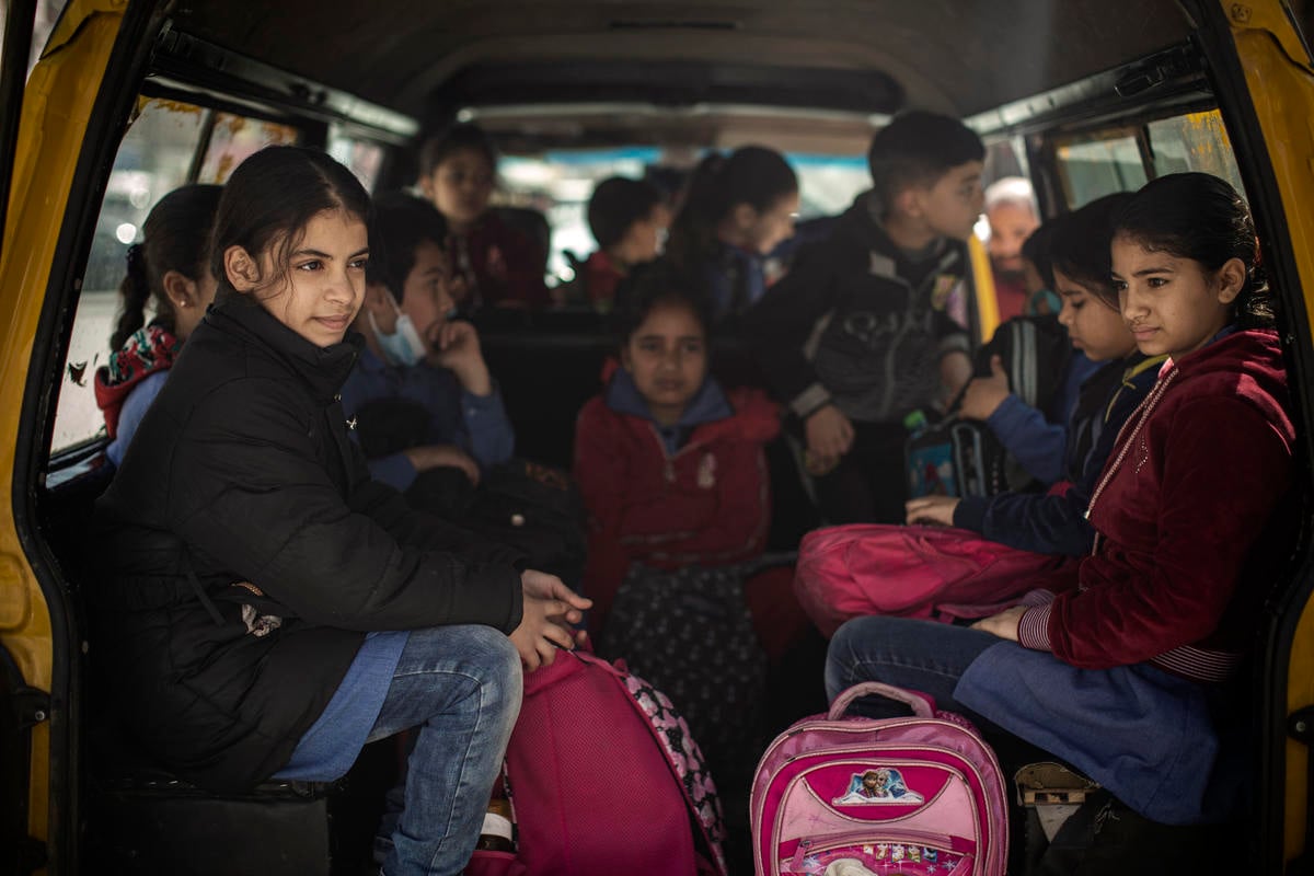 Jordan. Nine years of conflict weigh heavy on Syrian refugee girl
