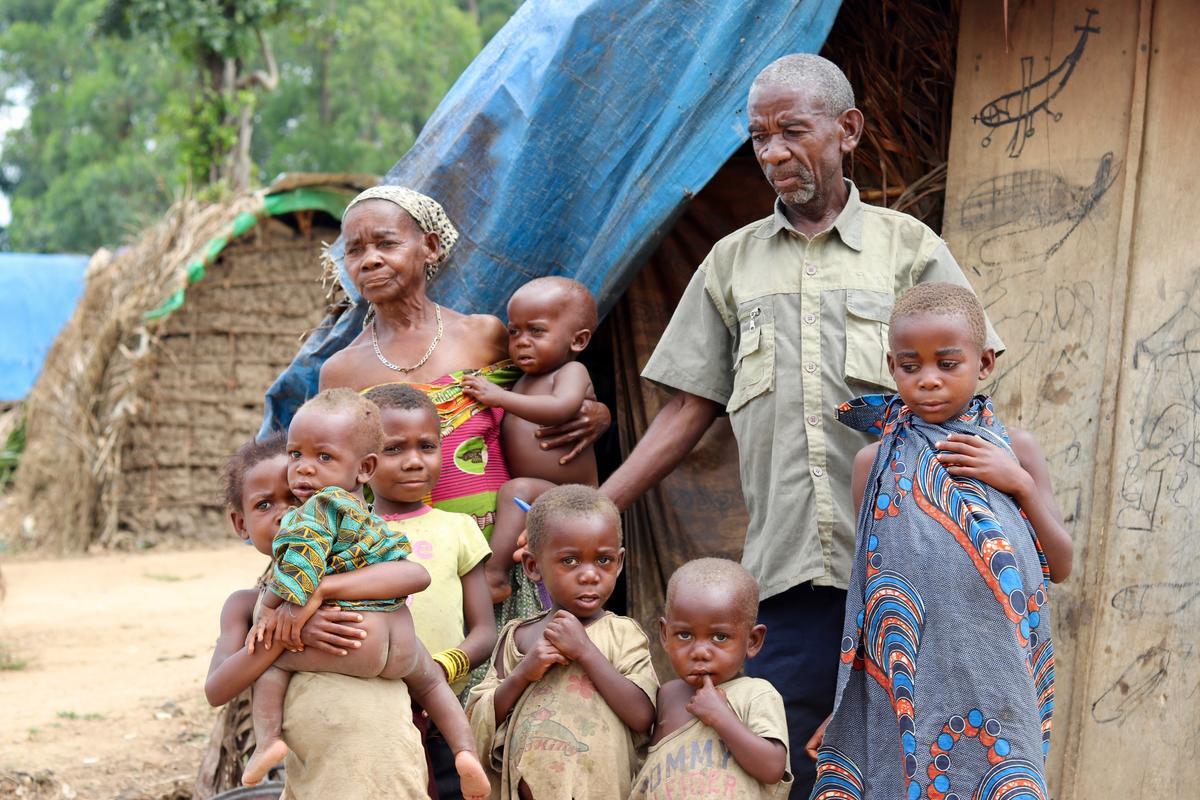 Democratic Republic of Congo. Mbuti IDPs (indigenous community)