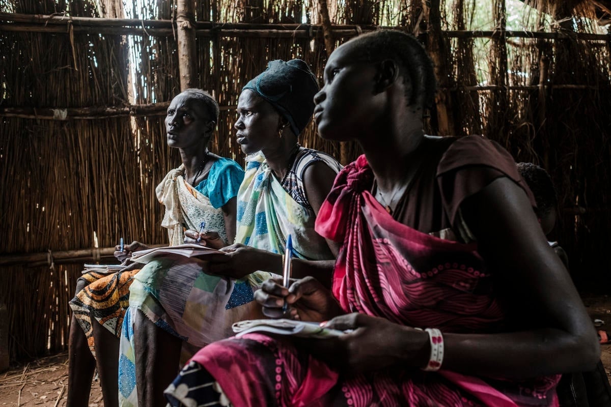 Ethiopia. Refugee teacher believes that education is the key to a brighter future in his homeland of South Sudan
