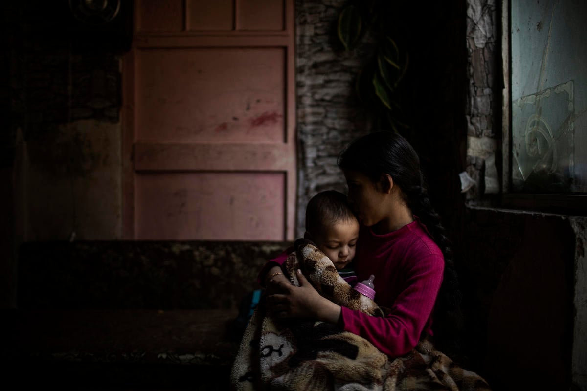 Jordan. Nine years of conflict weigh heavy on Syrian refugee girl