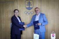 The National Office of the United Nations High Commissioner for Refugees (UNHCR) in Slovakia and the Slovak Olympic and Sports Committee sign partnership to support refugees through sports