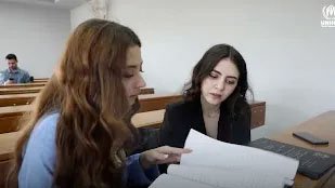 UNHCR Syria supports refugee students to pursue their higher education
