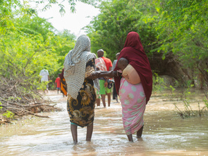 Flooding in the Dadaab refugee camps in Kenya has affected nearly 25,000 people.