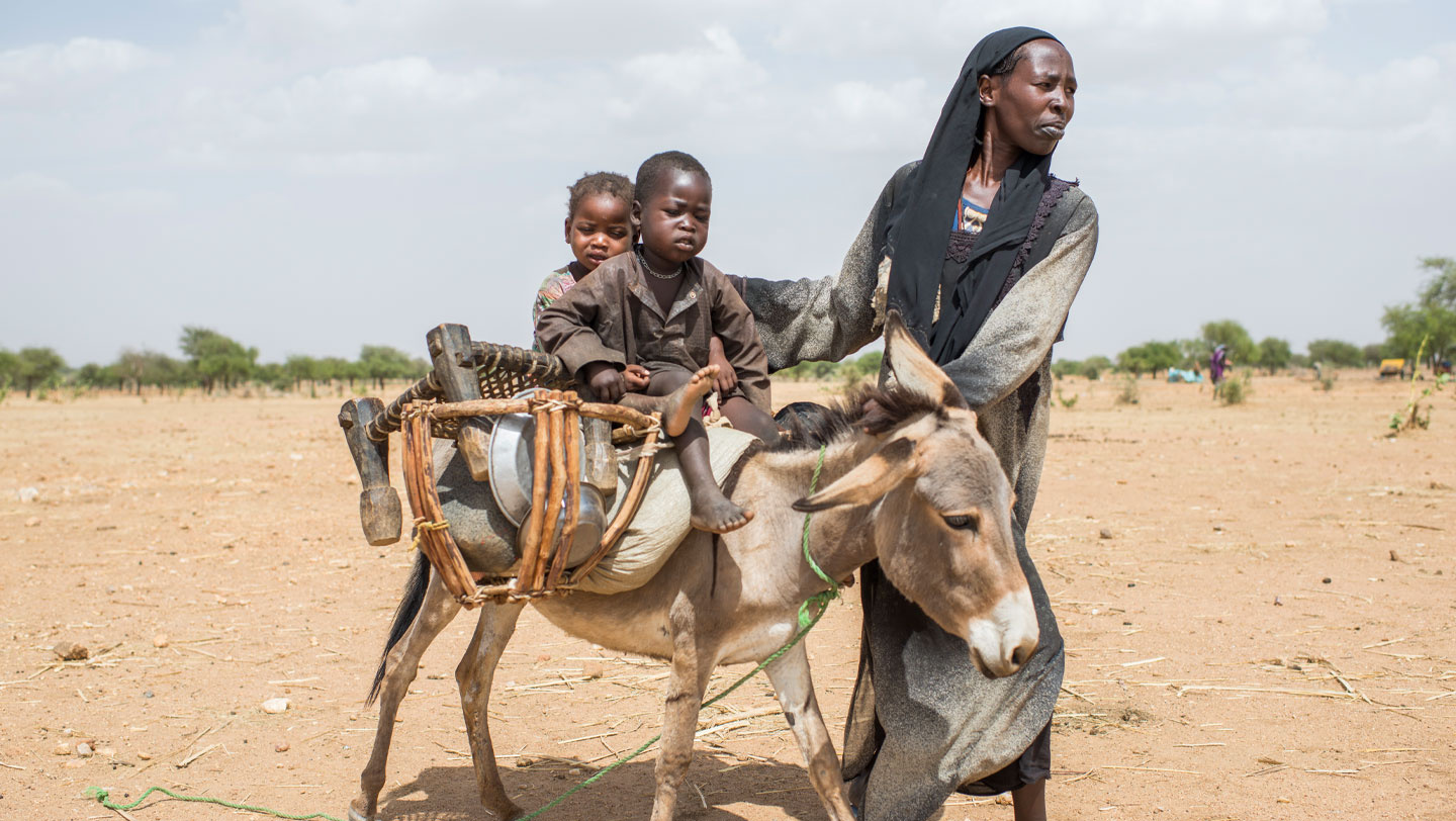 ประเทศชาด ผู้ลี้ภัยชาวซูดานเดินทางมาถึงใหม่ © UNHCR/Colin Delfosse