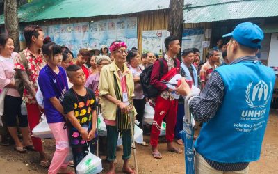 Myanmar refugees return home from Thailand with UNHCR support
